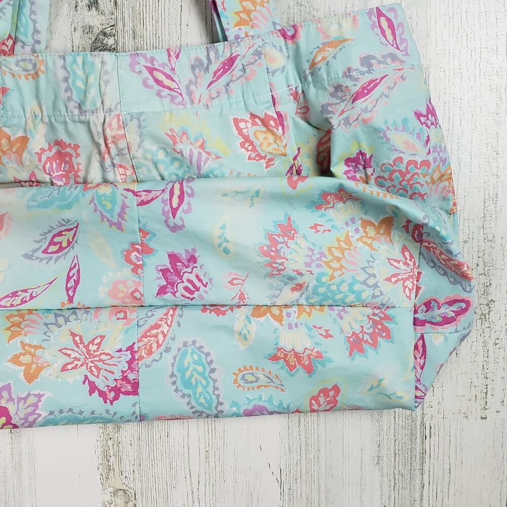 Handmade Multicolored Floral Paisley Repurposed Shoulder Bag - Picture 10 of 11